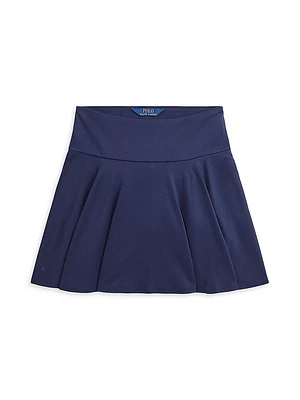 Little Girl's & Ponte Jersey Skort
