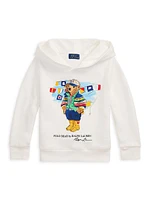 Little Boy's & Polo Bear Cotton Hoodie
