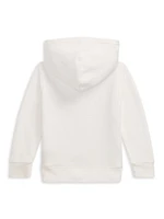 Little Boy's & Polo Bear Cotton Hoodie