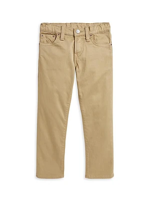 Little Boy's & Sateen Straight-Leg Pants