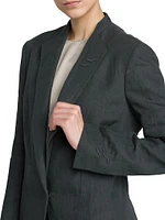 Compact Linen Blazer