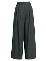 Compact Linen Trousers