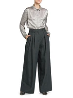 Compact Linen Trousers