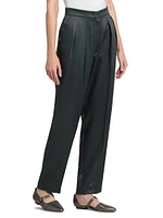 Double Silk Satin Trousers