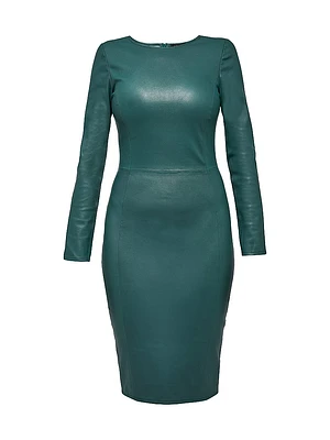 Mrs. Smith Stretch Leather Dress
