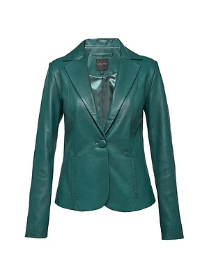Telly Leather Blazer