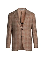 Plaid Virgin Wool Jacket