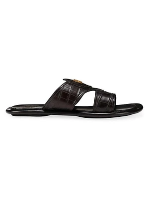 Crocodile Leather Sandals