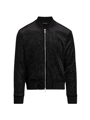 Maverick Rodeo Drive Velvet Bomber Jacket