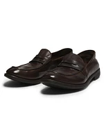 Arc Leather Penny Loafers