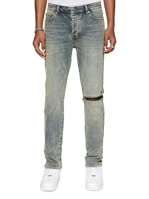 Democrazy Chitch Stage Dive Caged Slim-Tapered Jeans