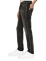 Democrazy Chitch Tarr Studded Slim-Tapered Jeans