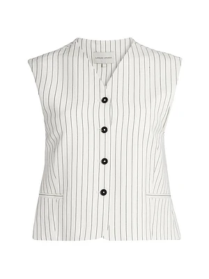 Vanua Pin-Stripe Vest