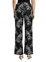 Markos Silk Pull-On Pants