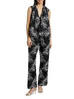 Markos Silk Pull-On Pants