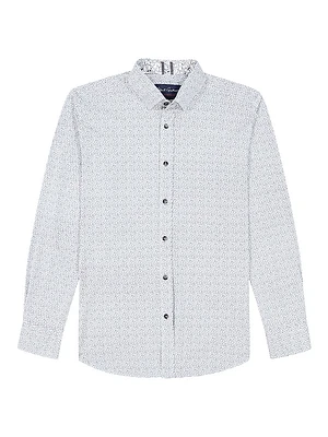 Dorsey Printed Button-Front Shirt