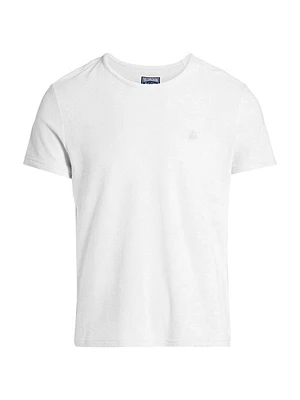 Terry Cotton-Blend Crewneck T-shirt