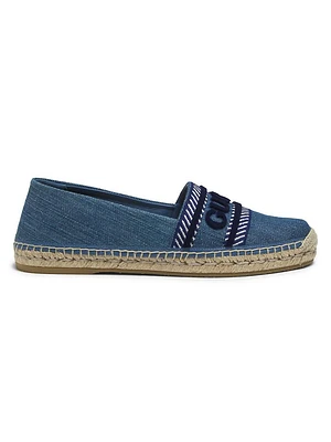 Plain Spain Denim Espadrilles