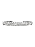 Sculpted Cable Cuff Bracelet in 18K Gold