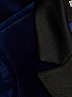 Devyn Velvet Short Blazer