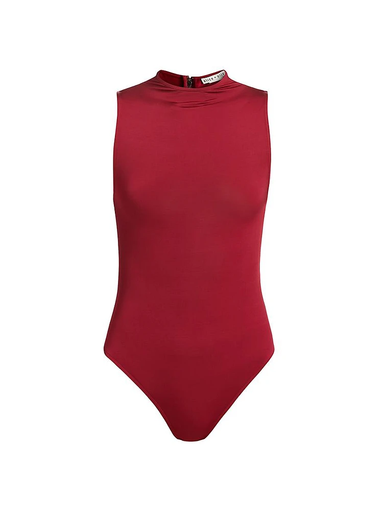 Nichol Turtleneck Sleeveless Bodysuit