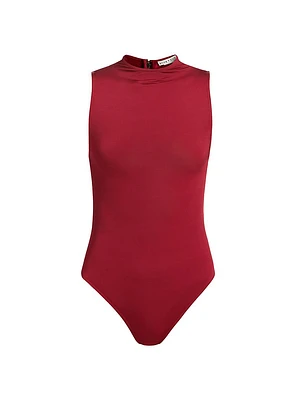 Nichol Turtleneck Sleeveless Bodysuit