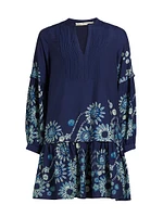 Frannie Floral Pleated Minidress
