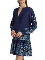Frannie Floral Pleated Minidress