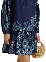 Frannie Floral Pleated Minidress