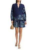 Frannie Floral Pleated Minidress