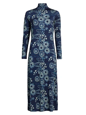 Paxton Floral Jersey Maxi-Dress
