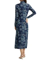 Paxton Floral Jersey Maxi-Dress