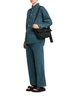 Paneled Denim Shirt