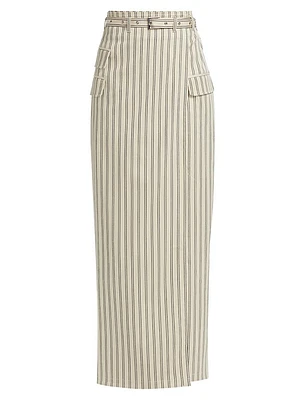 Ula Striped Maxi Skirt