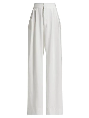 Fallon High-Rise Wide-Leg Pants