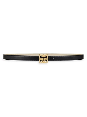 4G Liquid Reversible Belt in Leather