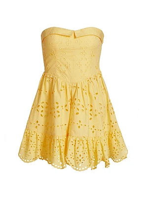 Adya Eyelet Minidress