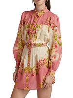 Aiva Belted Short Shirtdress