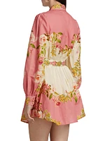 Aiva Belted Short Shirtdress