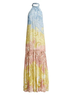 Fiza Paisley Maxi Dress
