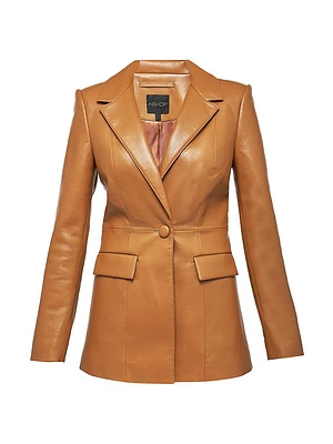 Finn Recycled Leather Blazer