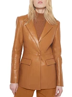 Finn Recycled Leather Blazer