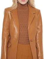 Finn Recycled Leather Blazer
