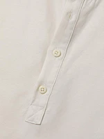 Linen-Blend Home Henley Shirt