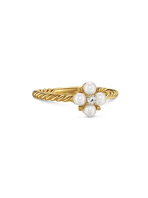 Petite Modern Renaissance Ring 18K Yellow Gold