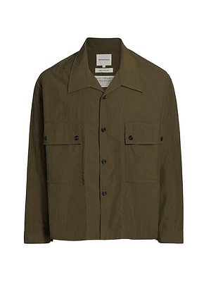 Cotton-Blend Field Shirt