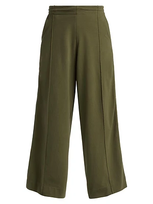 Wide-Leg Track Pants
