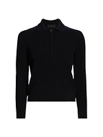 Braxton Wool Rib-Knit Sweater