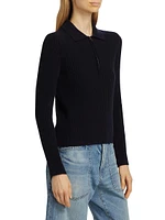 Braxton Wool Rib-Knit Sweater