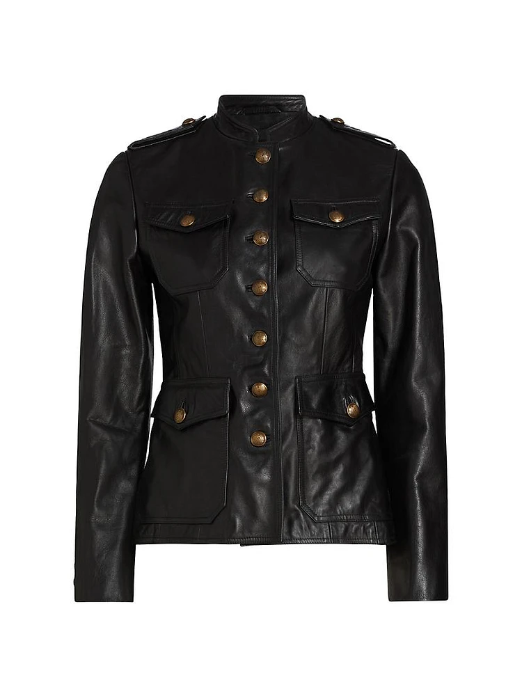 Geraldine Leather Jacket